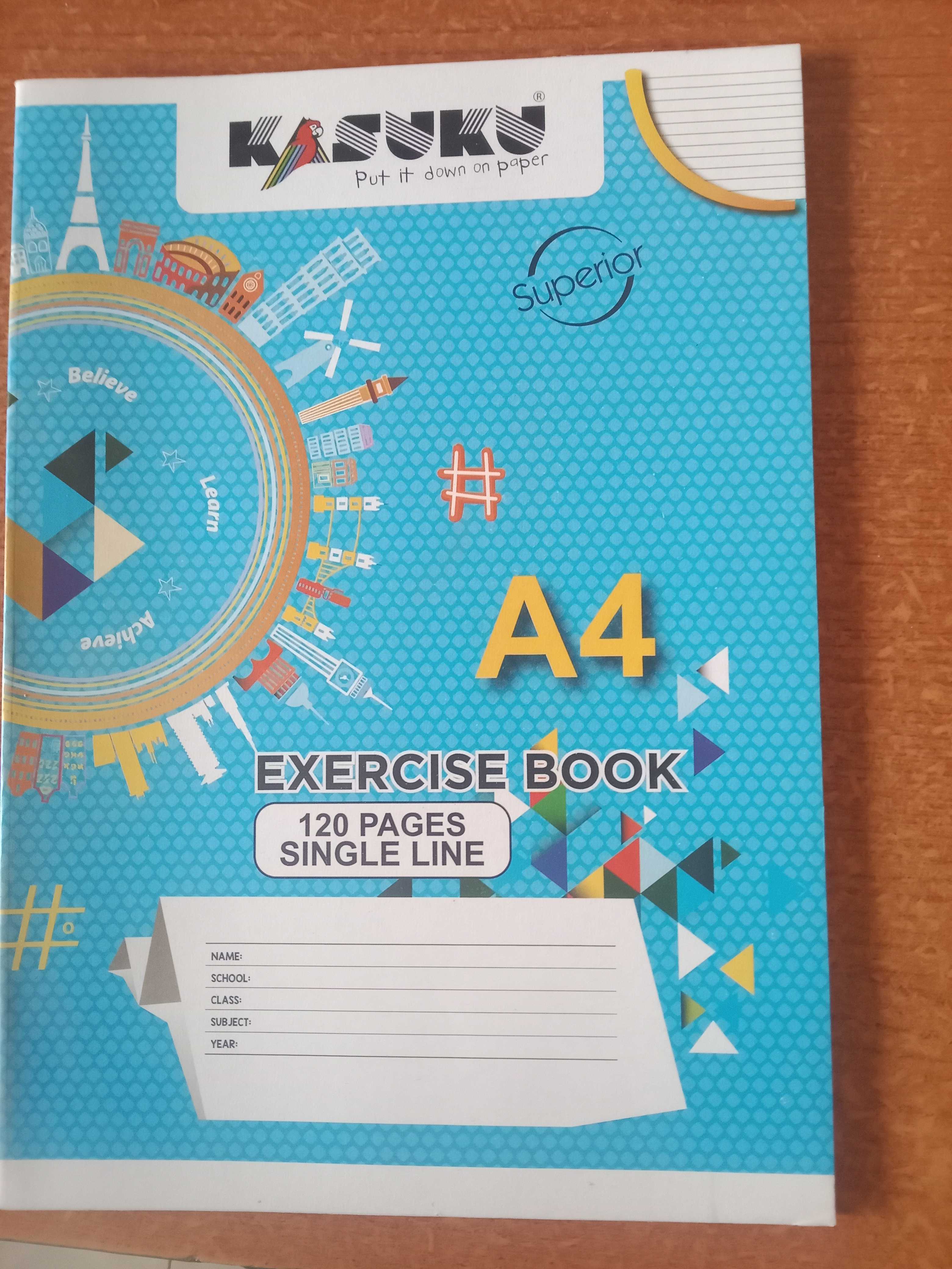 A4 120pg ruled