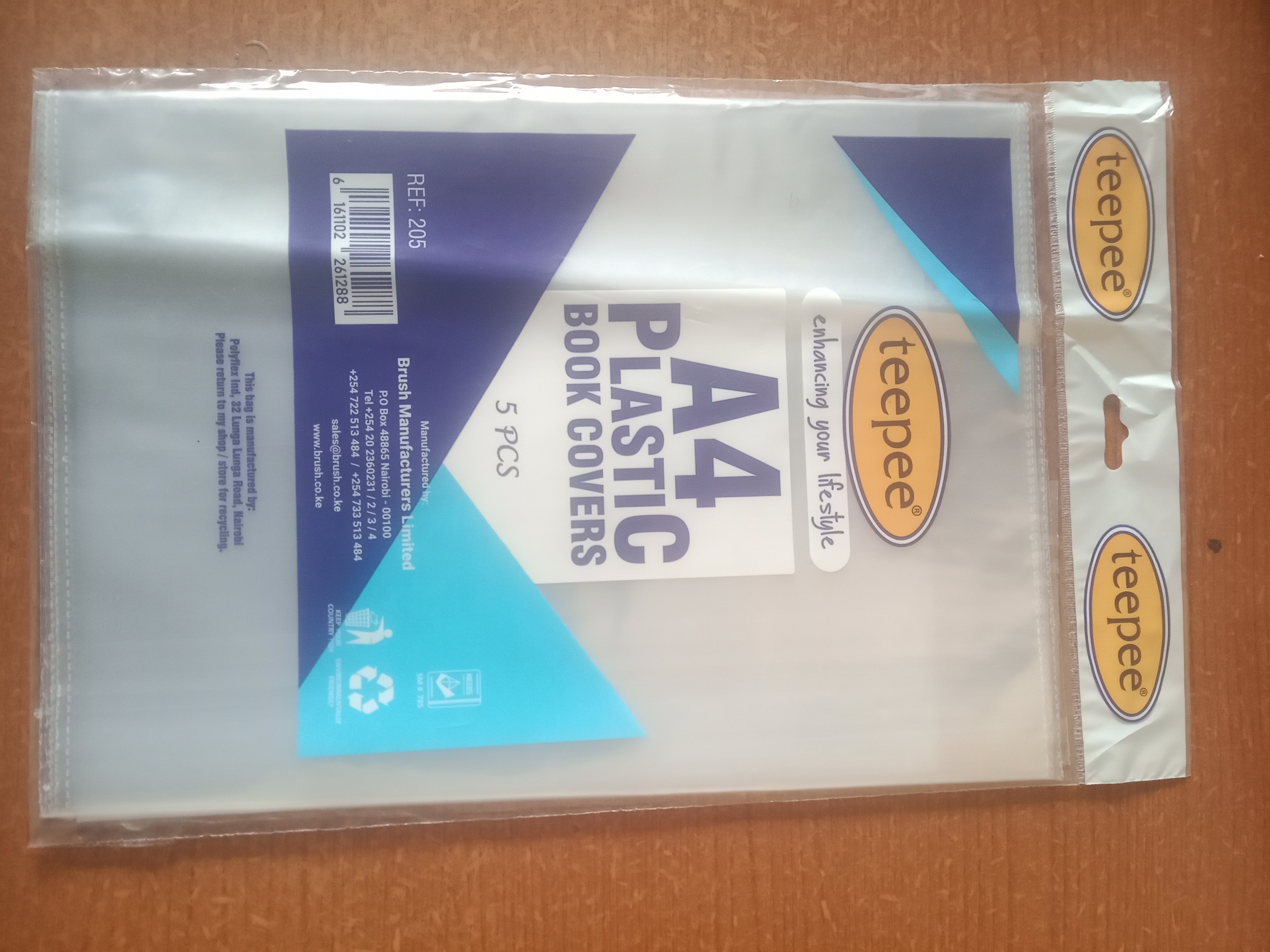 A4 clear cover