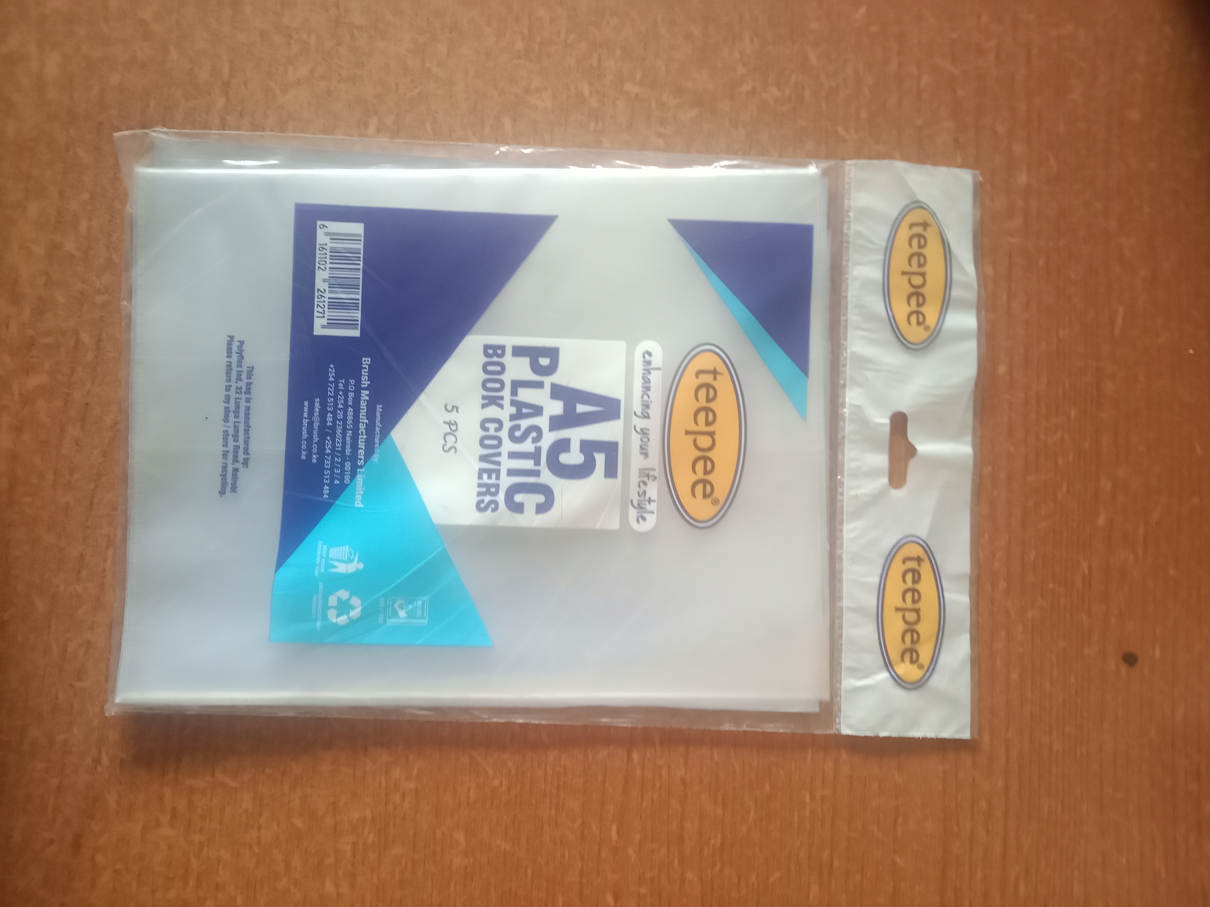 A5 clear cover 